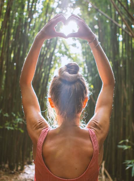 Woman doing yoga